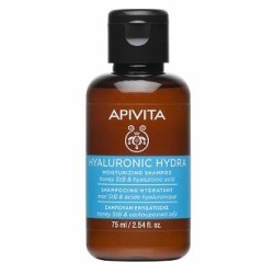 APIVITA Σαμπουάν hyaluronic hydra ενυδάτωσης με μέλι & υαλουρονικό 75ml