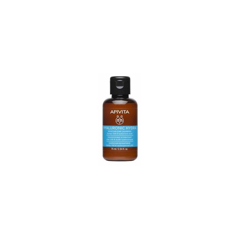 APIVITA Σαμπουάν hyaluronic hydra ενυδάτωσης με μέλι & υαλουρονικό 75ml