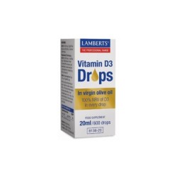 LAMBERTS Vitamin D3 σε σταγόνες 20ml
