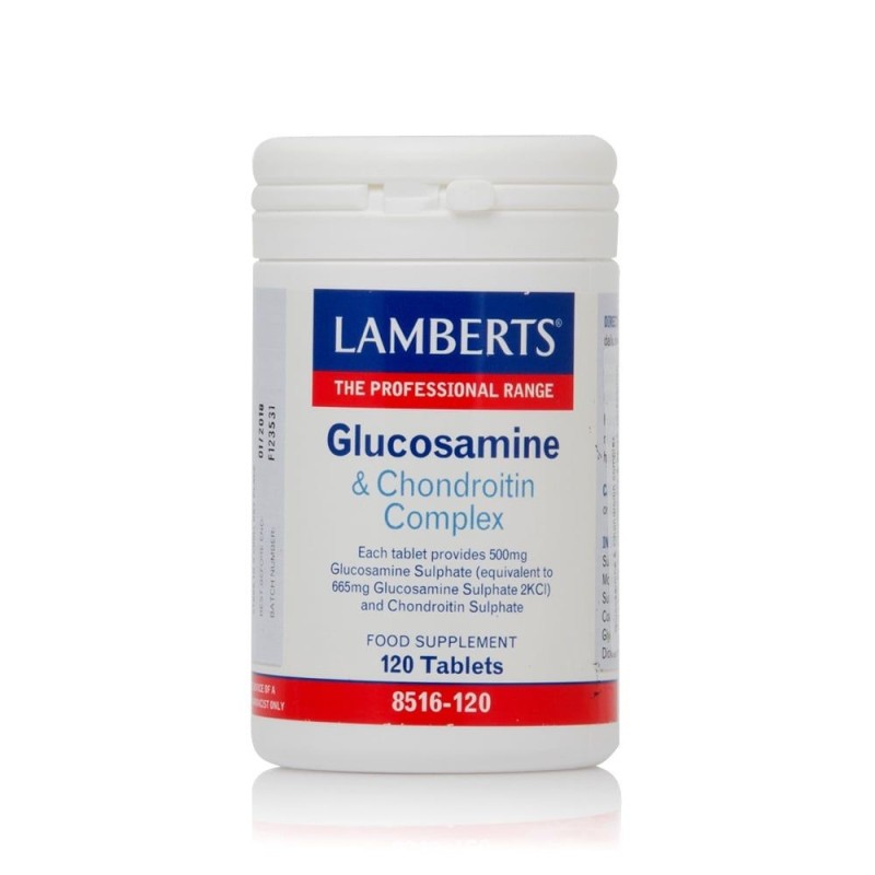 LAMBERTS Glucosamine & Phytodroitin Complex Συμπλήρωμα για την Υγεία των Αρθρώσεων 120 ταμπλέτες