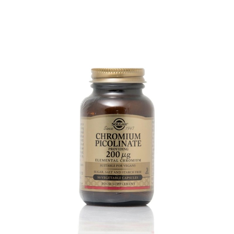SOLGAR Chromium Picolinate 200μg 90caps