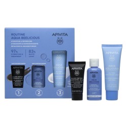 APIVITA PROMO Aqua beelicious Κρέμα ελαφριάς υφής 40ml & ΔΩΡΟ Lotion 50ml & Black detox gel 15ml