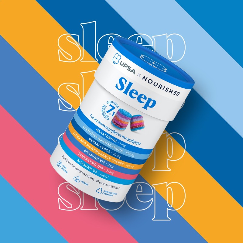 UPSA X NOURISHED SLEEP GUMMIES (30 ΖΕΛΕΔΑΚΙΑ)