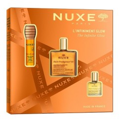 NUXE Promo pack με 3 Προϊόντα : Reve de Miel Lip Oil 10ml & Huile Prodigieuse Or 50ml & Huile Prodigieuse 10ml