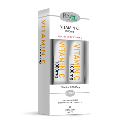PPOWER HEALTH VITAMIN C 1000MG STEVIA 20S 1+1 ΔΩΡΟ