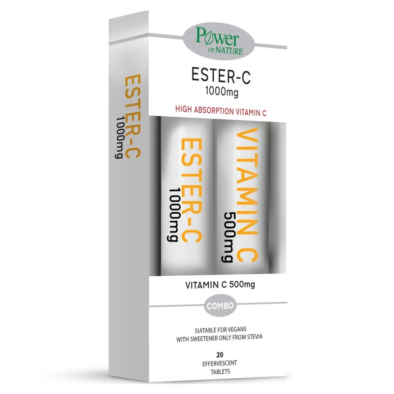 POWER HEALTH Vitamin Ester-C 1000mg & ΔΩΡΟ Vitamin C 500mg
