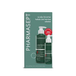 PHARMASEPT SCALP BIOME PROMO Anti-hair loss shampoo 400ml & Anti-hair loss serum 100ml ΣΕ ΠΡΟΝΟΜΙΑΚΗ ΤΙΜΗ