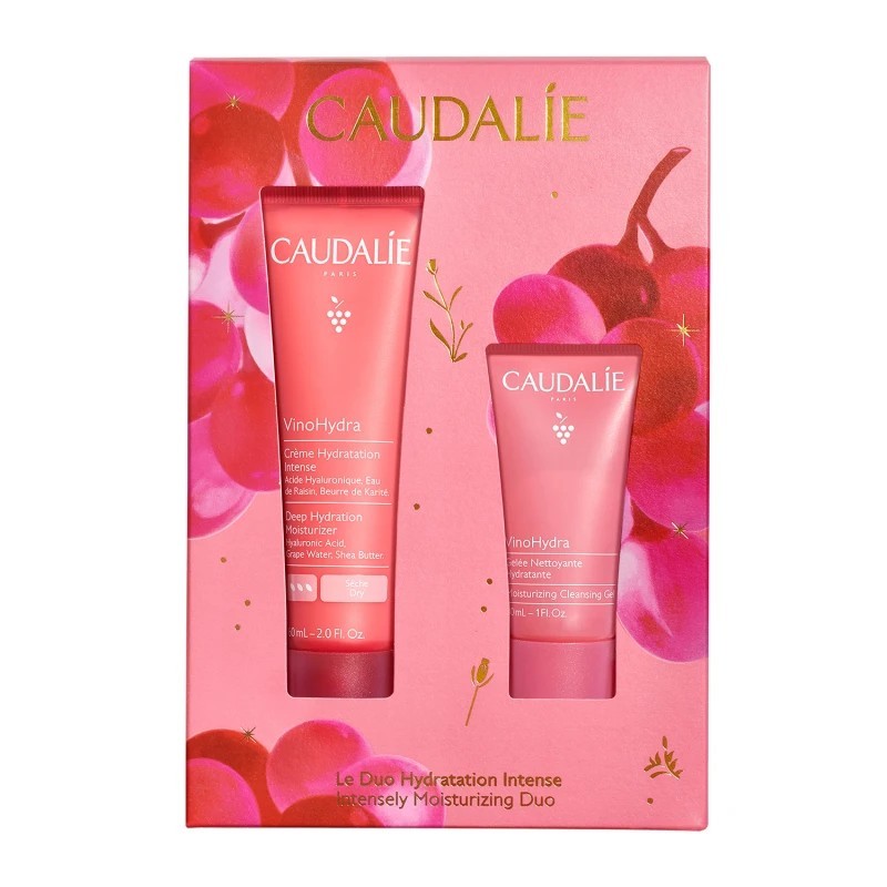 Caudalie Set VinoHydra Creme Hydration 60ml & VinoHydra Moisturizing Cleansing Gel 30ml