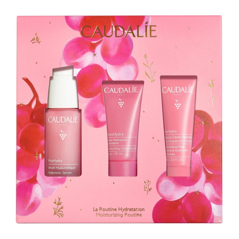 Caudalie Promo Vinohydra Moisturizing Routine - Σετ Ρουτίνας Ενυδάτωσης Για Λαμπερή Επιδερμίδα, 30ml + 30ml + 15ml