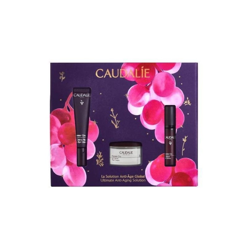 Caudalie Set Premier Cru Κρέμα Ματιών 15ml & ΔΩΡΟ Κρέμα Αντιγήρανσης 15ml & Αντιγηραντικός Ορός 10ml