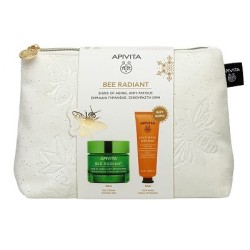 APIVITA PROMO Bee Radiant Κρέμα ημέρας πλούσιας υφής 50ml & ΔΩΡΟ Μάσκα προσώπου με πορτοκάλι 50ml