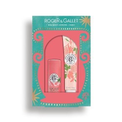 ROGER & GALLET Gift Set Fleur de figuier με Lip Balm Neroli & Κρέμα χεριών 30ml