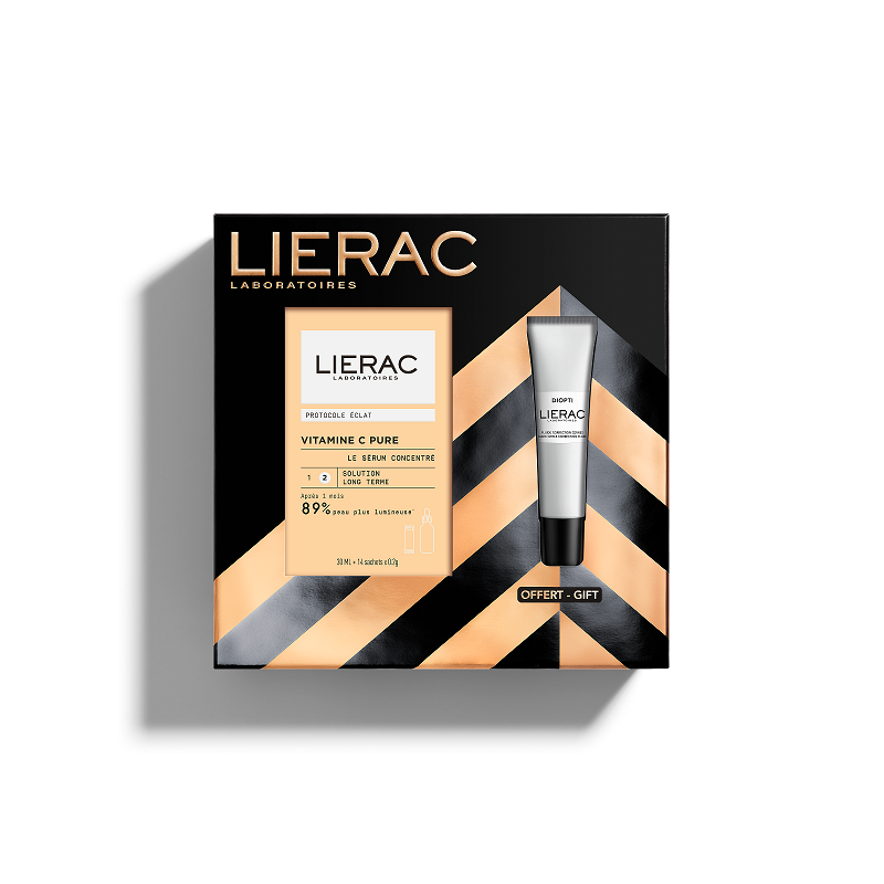 LIERAC Set Pure Vitamin C Serum 30ml & ΔΩΡΟ Diopti Dark Circle Correction Eye Cream 15ml