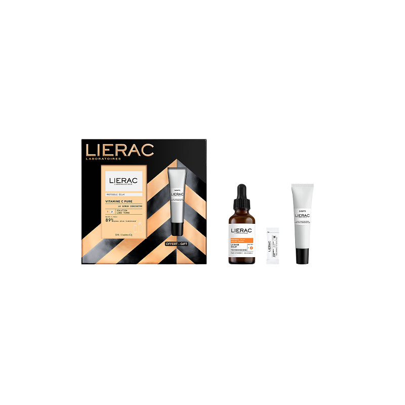 LIERAC Set Pure Vitamin C Serum 30ml & ΔΩΡΟ Diopti Dark Circle Correction Eye Cream 15ml