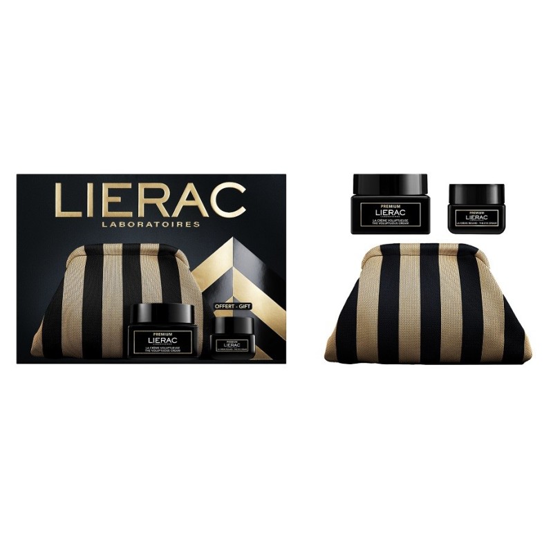 LIERAC Set με Premium Creme Voluptueuse 50ml & Premium Κρέμα Ματιών 20ml & ΔΩΡΟ Νεσεσέρ