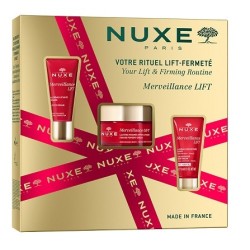 NUXE Merveillance Lift Set με Αντιρυτιδική Powdery Cream 50ml & Eye Cream 15ml & Night Cream 15ml
