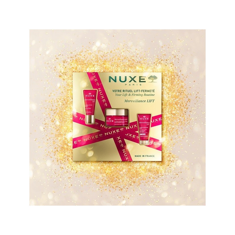 NUXE Merveillance Lift Set με Αντιρυτιδική Powdery Cream 50ml & Eye Cream 15ml & Night Cream 15ml