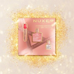 NUXE Set Glow in Pink με Very Rose Lip Serum 8ml & Huile Prodigieuse Or Florale 50ml & Huile Prodigieuse Florale 10ml