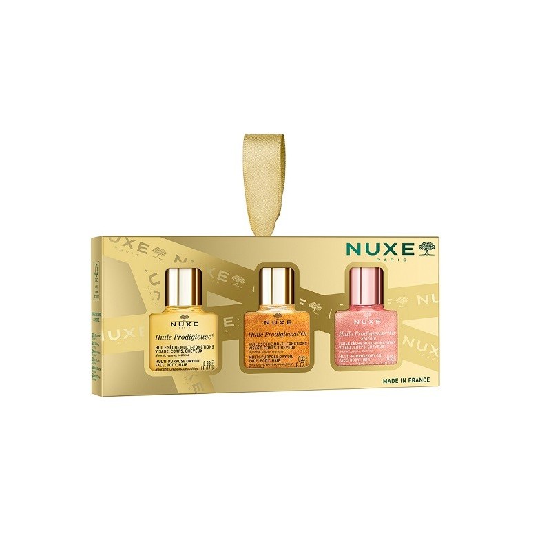 NUXE Set Mini oil με 3 Ξηρά λαδάκια prodigieuse (κλασσικό, or, florale or)