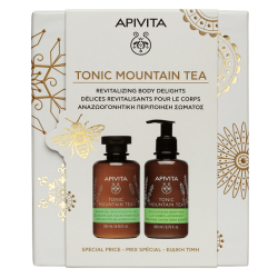 APIVITA Set Toni Mountain Tea με Αφρόλουτρο 250ml & Γαλάκτωμα σώματος 200ml σε Special Price
