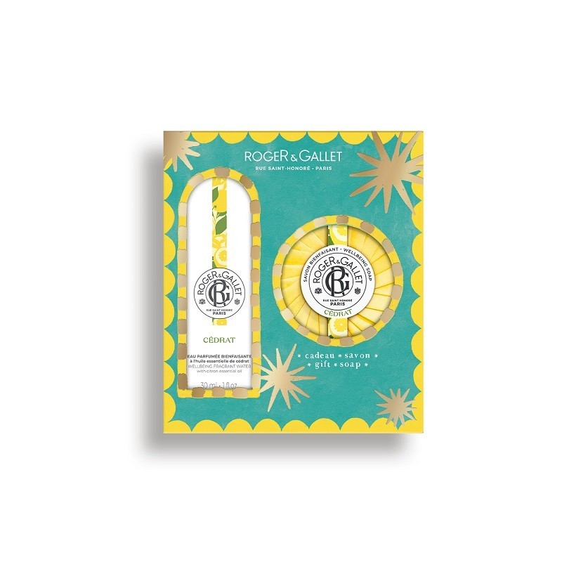 Roger & Gallet Promo Cedrat with Wellbeing Fragrant Water, 30ml & Soap Bar, 100g