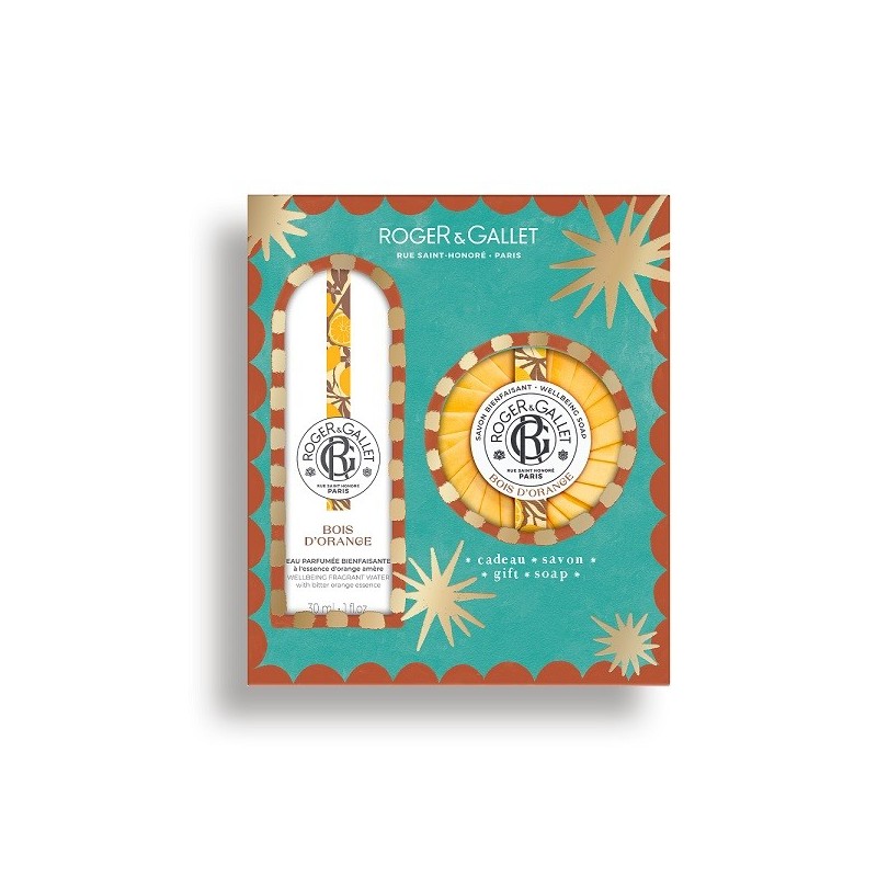 Roger & Gallet Promo Bois D'Orange with Wellbeing Fragrant Water, 30ml & Soap Bar, 100g