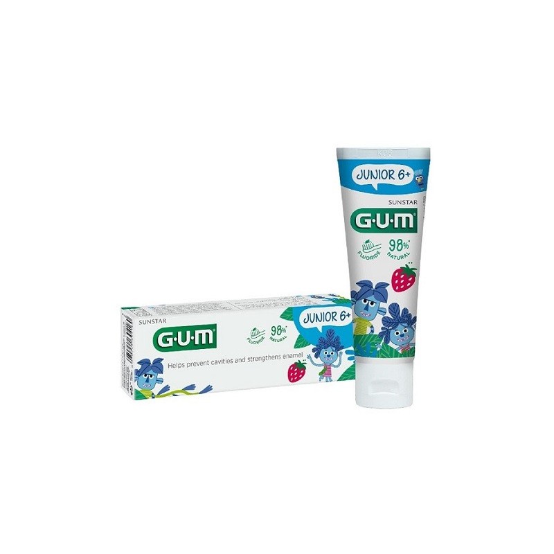 GUM Junior toothpaste φράουλα 6+ 50ml