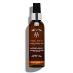 APIVITA Micellaire Λάδι-Σε-Γαλάκτωμα Καθαρισμού Πρόσωπο-Μάτια-Χείλη 150ml