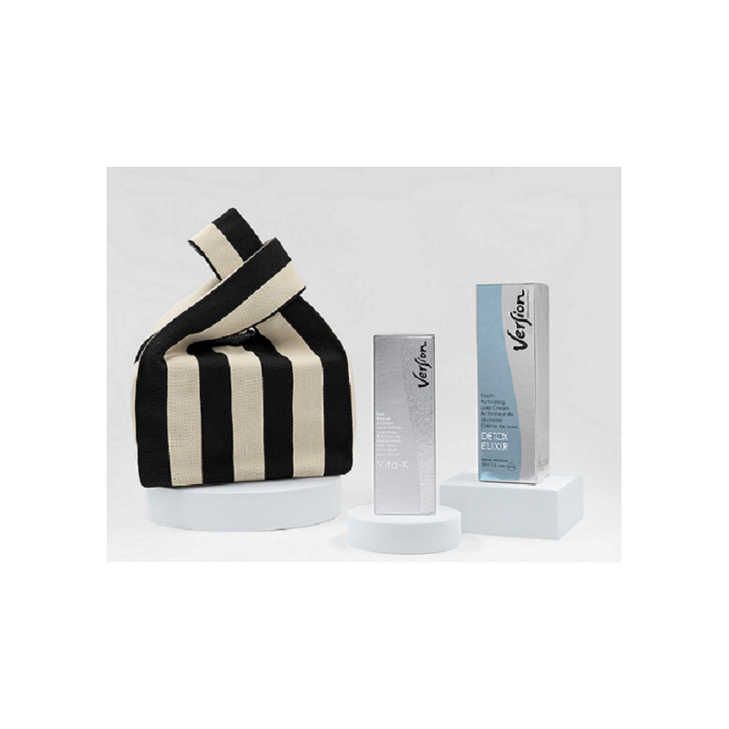 VERSION Promo Vita-K eye cream 30ml & Detox Elixir SPF15 50ml & ΔΩΡΟ Tote Bag