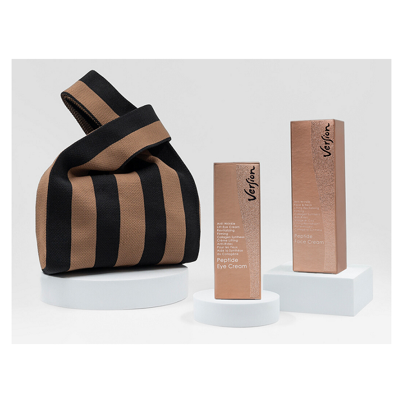 VERSION Promo Peptide eye cream 30ml & Peptide face cream 50ml & ΔΩΡΟ Tote Bag