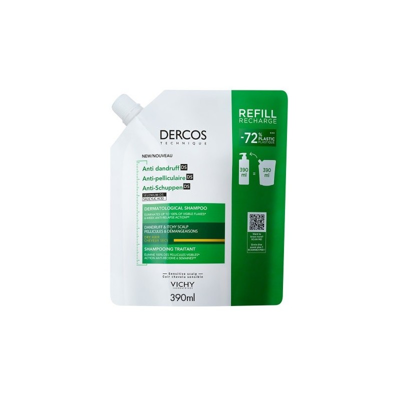 VICHY Dercos anti-dandruff dry Refill 390ml
