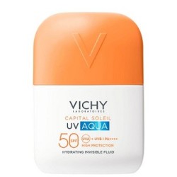 VICHY Capital soleil UV Aqua hydrating invisible fluid Spf50 50ml