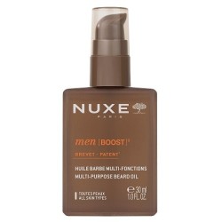 NUXE Men boost beard oil care πολυχρηστικό ξηρό λάδι για τα μούσια & τα γέννια 30ml