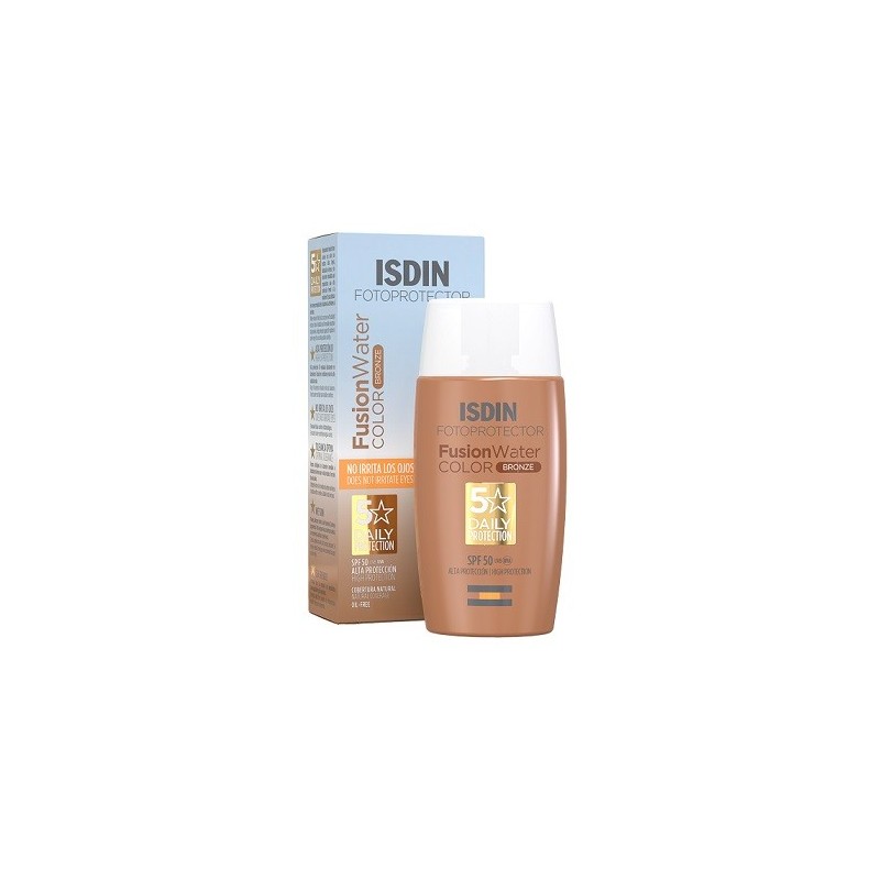 ISDIN Fusion water Color Bronze απόχρωση Spf50+ 50ml