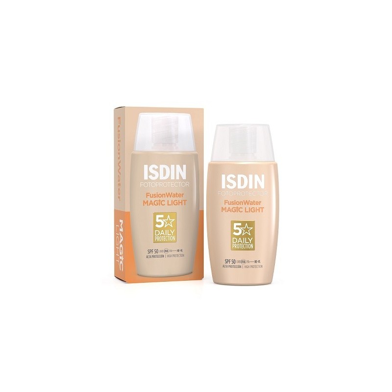 ISDIN Fusion water Color Light απόχρωση Spf50+ 50ml