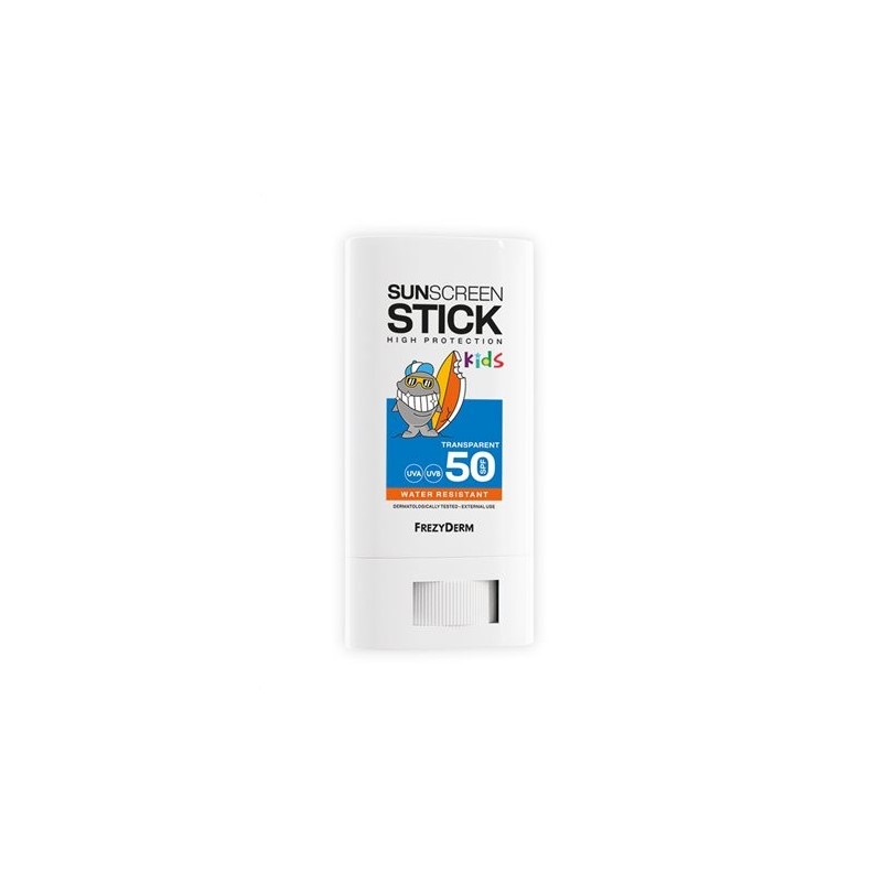 FREZYDERM KIDS SUNSCREEN STICK SPF 50 | Διάφανο Αντηλιακό για Παιδιά 20ml