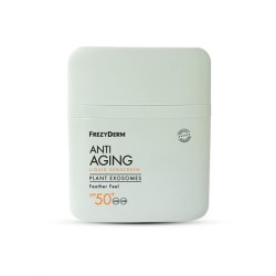 FREZYDERM SUNSCREEN Αντηλιακό προσώπου Αντιγήρανσης με φυτικά εξωσώματα SPF 50+ 50ml