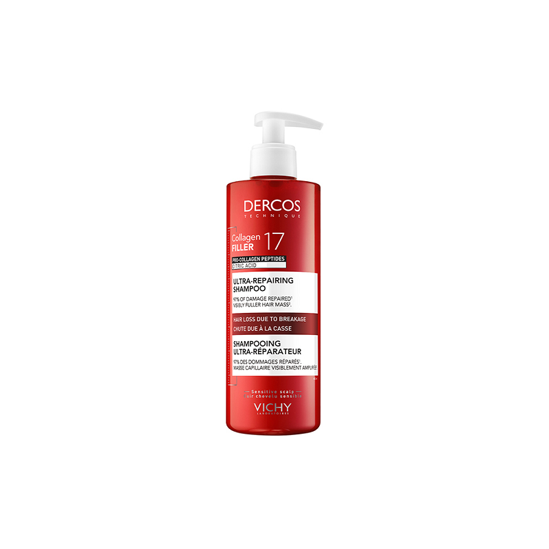 VICHY DERCOS COLLAGEN 17 FILLER ULTRA - REPAIRING SHAMPOO 400ML