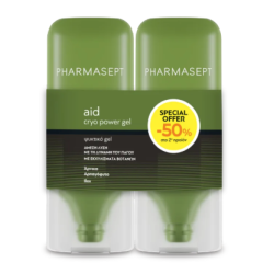 PHARMASEPT Aid Cryo power gel ΔΙΠΛΟ ΠΑΚΕΤΟ 2x100ml