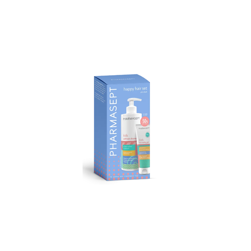 PHARMASEPT KIDS Promo Soft Hair shampoo 400ml & Hair Styling gel 100ml
