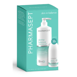 PHARMASEPT PROMO Derma Balance Gel καθαρισμού σώμα-πρόσωπο 500ml & Αποσμητικό Roll on 50ml
