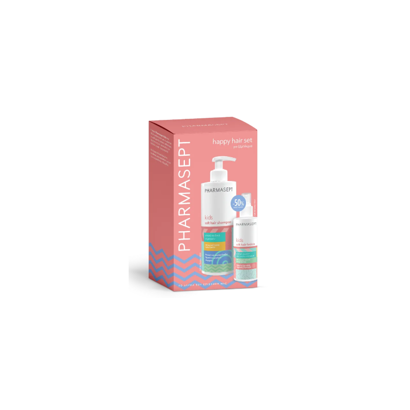 PHARMASEPT PROMO Kids Soft hair Shampoo 400ml & Soft hair lotion 150ml