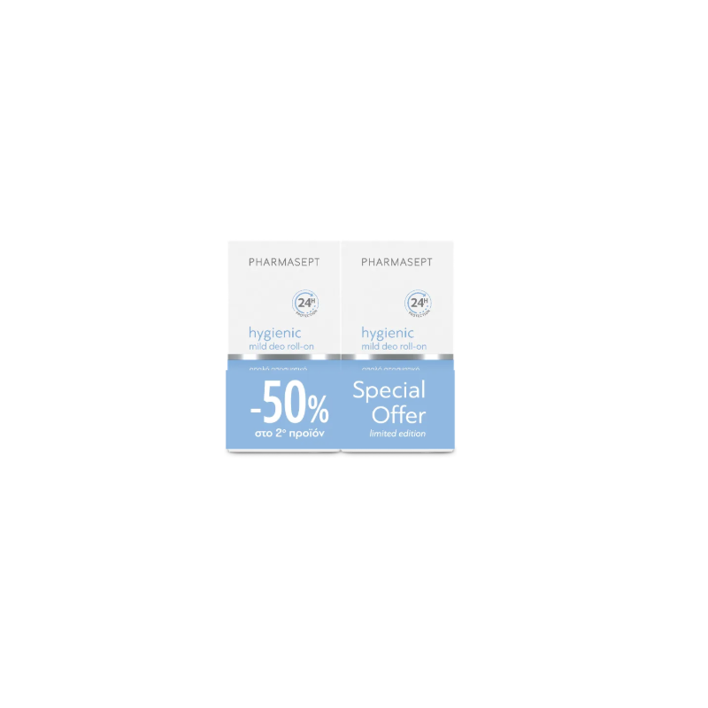 PHARMASEPT Hygienic deo roll-on 50ml ΔΙΠΛΟ ΠΑΚΕΤΟ