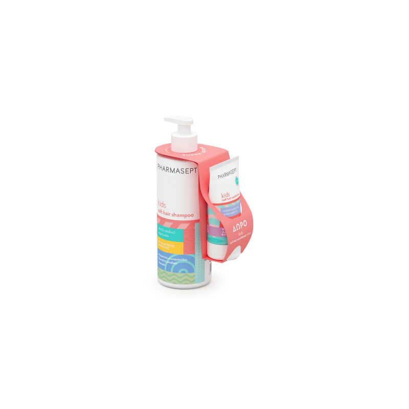 PHARMASEPT Pormo Kids SOFT HAIR SHAMPOO 400ML & ΔΩΡΟ Hair Conditioner 40ml
