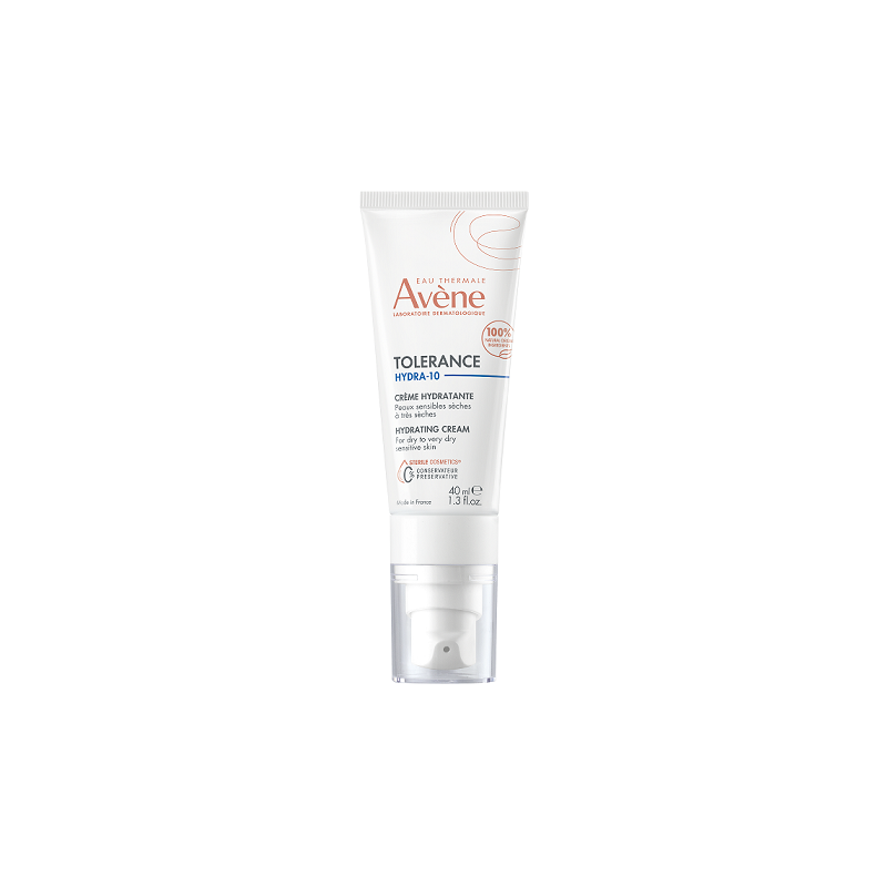 AVENE Tolerance Hydra-10 24ωρη Ενυδατική Κρέμα Προσώπου για Κανονικές/Ξηρές Επιδερμίδες 40ml