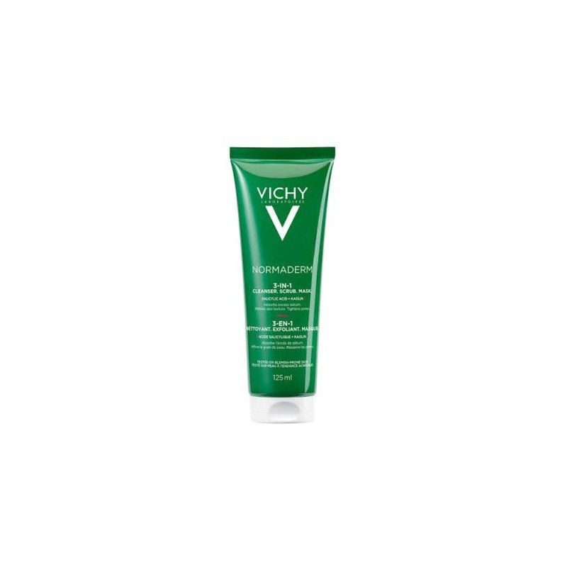 VICHY  Normaderm 3in1 scrub cleanser mask 125ml