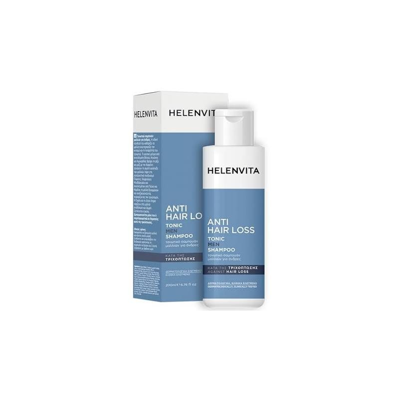 HELENVITA Anti hair loss tonic men shampoo τονωτικό σαμπουάν ανδρών 200ml