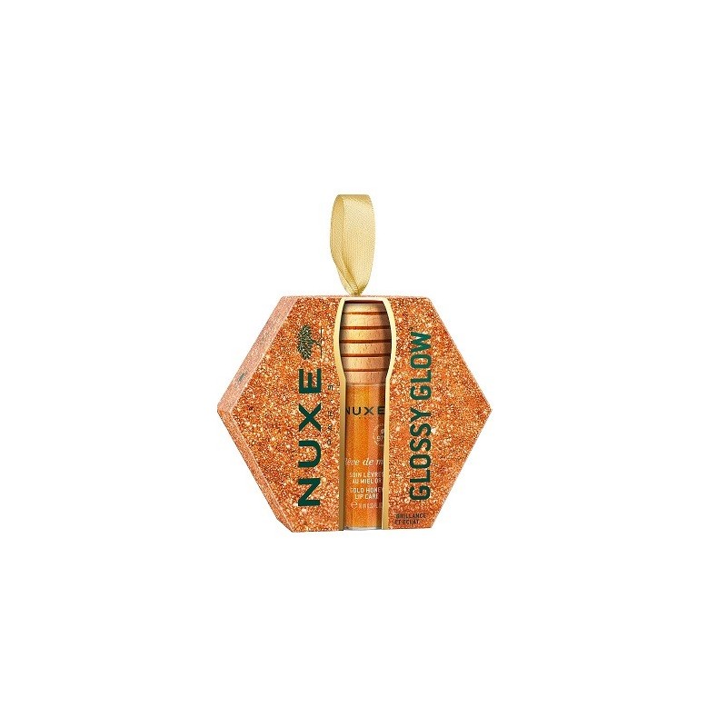 NUXE Set Gold Honey lip care 10ml Glossy Glow με χρυσαφένιο τελείωμα