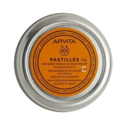 APIVITA Pastilles πρόπολη & γλυκύρριζα 45gr