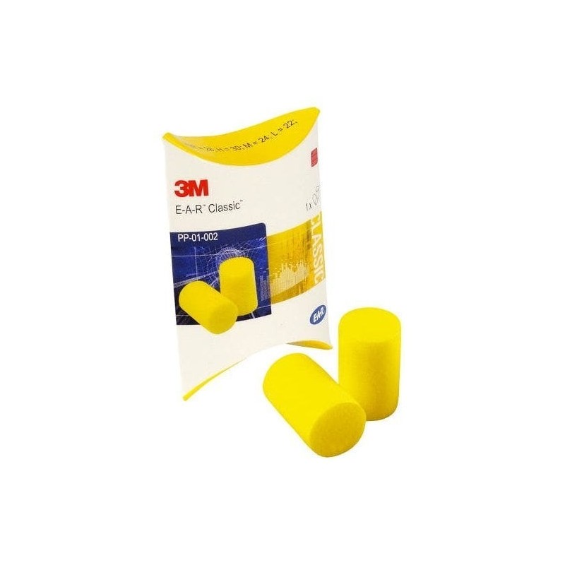 3M EAR Classic ωτοασπίδες αφρολέξ 1x2τεμάχια